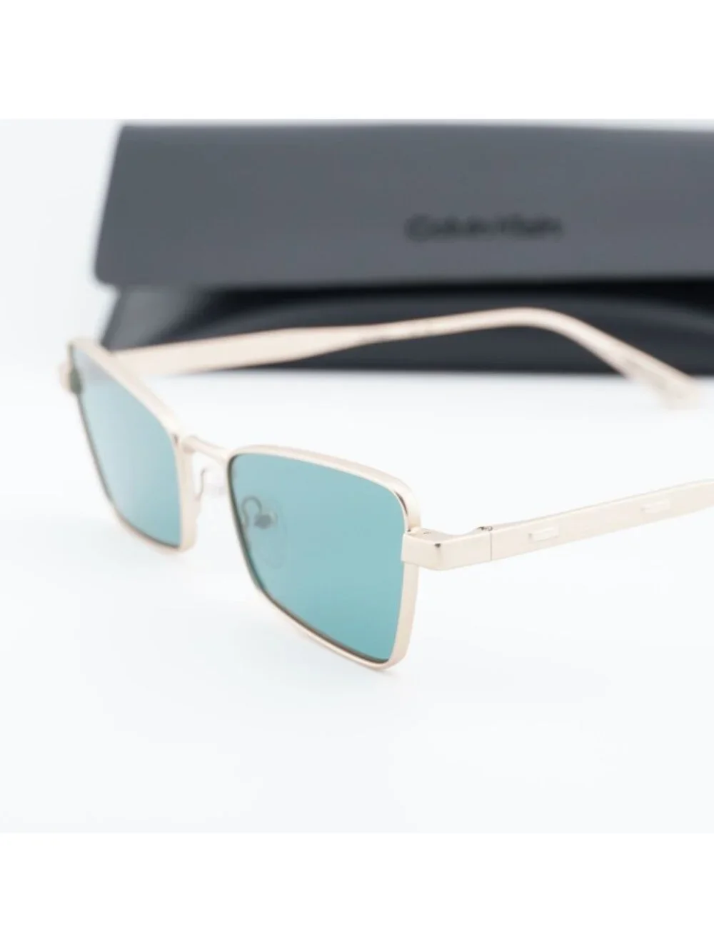 Calvin Klein CK24110S 716 Women Butterfly Sunglasses - Gold / Green